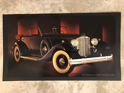 1933 Packard V12 Sports Phaeton Dietrich Picture Print Poster RARE!! Awesome • $19.95