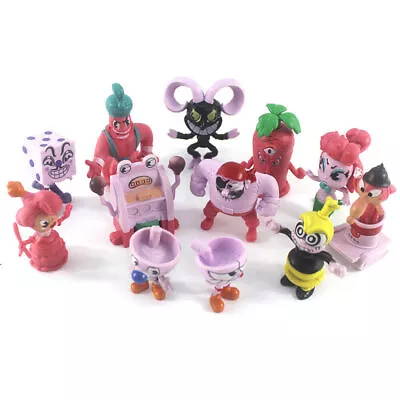 12Pcs Set Cuphead Big Adventure Figure Model Toy Cake Topper Statue Collect Gift • $29.06