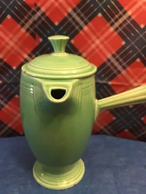 Fiestaware Vintage Original Green Demitasse Chocolate Pot  • $200