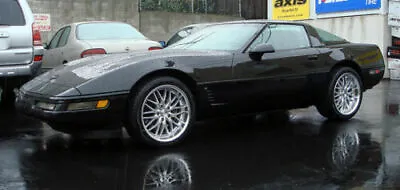 MRR GT1 Wheels Fits Chevy Corvette C4 18x8.5 / 18x9.5 Deep Dish 18 Silver Rims • $1121