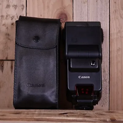 Canon Speedlight 430EZ Flash And Case - For Spares Or Repair • £12.95