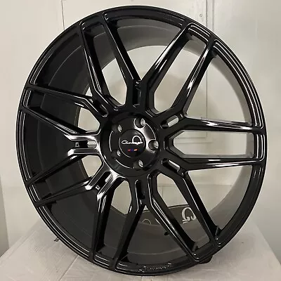 22  Staggered Giovanna Bogota Gloss Black Rims (5x114.3) Mustang Gt Q50 Maxima • $1999