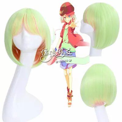 No Game No Life Teto テト Green Pink Mix Anime Costume Cosplay Wig Heat OK! • $39.99