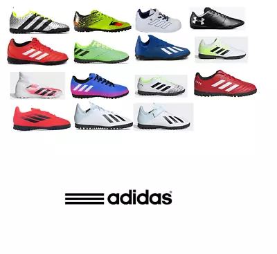 Adidas Junior Kids Messi Astro Turf Boots Indoor Trainers Shoes All Sizes • £25.95