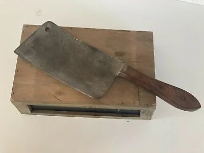 ♥ Antique 1960 Butcher Chopper Stamped Deposited And Call Brothers Vintage • $31.02