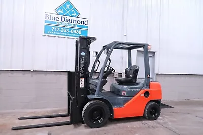 Toyota DIESEL Forklift 8FDU25 5000# Pneumatic Triple Sideshift 1DZ Engine! • $35900