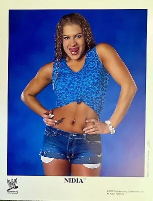 WWE Nidia Official 2002 Promo Photo P-790 Authentic Vintage VERY RARE WWF Divas • $5