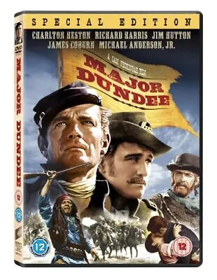 Major Dundee DVD (2008) Charlton Heston Peckinpah (DIR) Cert 12 Amazing Value • £2.50