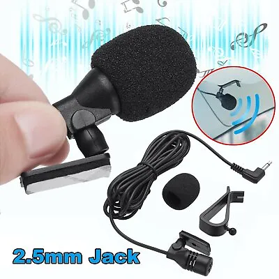Car Stereo Radio BT Bluetooth Microphone 2.5mm.for Sony JVC Kenwood Alpine 3m • $12.45