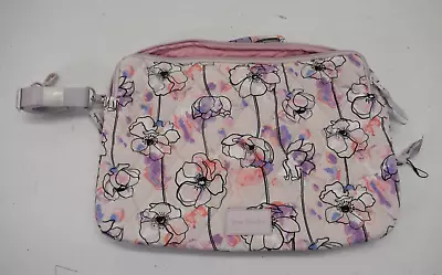 Vera Bradley Laptop Organizer Bag Zip Closure W Shoulder Strap Genuine OEM • $34.99