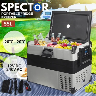 $439.99 • Buy Spector 55L Camping Fridge Freezer Portable Fridges Car Cooler 12/24/240V