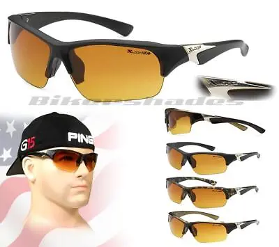 Xloop HD Sunglasses Sports Wrap High Definition Driving Golf Motorcycle Mens • $10.99