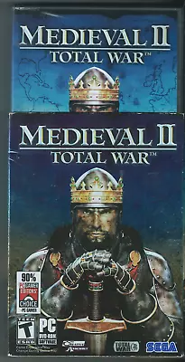 🔥 Medieval II: Total War (PC 2-Disc DVD-ROM 2006 W/ Manual CD Key)  • $7.95