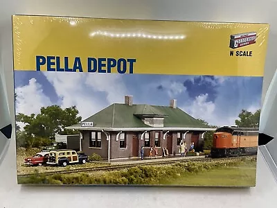 Sealed NIB Walthers Cornerstone N Scale Pella Depot KIT #933-3818 • $49.99