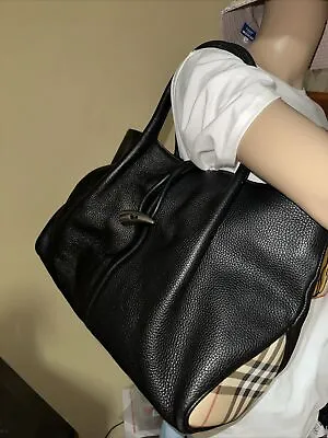 Burberry Black Women’s Hand/shoulder Bag Made In Italy • $350