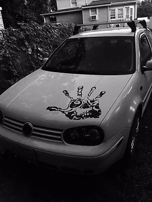 $15.49 • Buy Skull Eye Hand Decal Large Vinyl Graphic Sticker Hood Car Truck Big 23x20  Auto