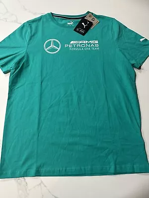 Formula One Team Mercedes Petronas Puma T-Shirt (Large) Retails For $40 • $30