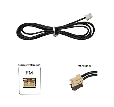 £5.90 • Buy 2 PIN Antenna FM Aerial For Sony Audio Receiver Systems