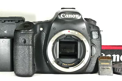 Canon EOS 60D Digital SLR Camera (Body Only) W/battery Charger Strap SD Card • $299