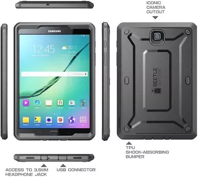 SUPCASE For Samsung Galaxy Tab S2 8.0 Inch Screen Bumper Case Rugged Shell Cover • $17.49