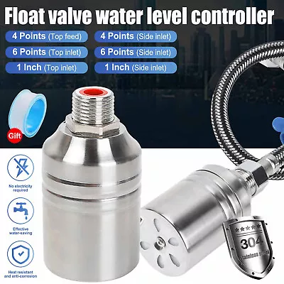 Stainless Fully Automatic Water Level Control Float Valve Kitchen Tap Fittings • $17.99