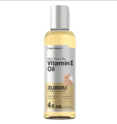 Vitamin E Oil 30000 IU 100% Pure Oils Moisturizing Oil Skin And Face 4 Fl Oz • $11.45