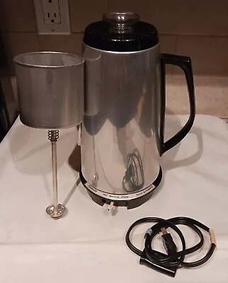 M168 Vintage SUNBEAM Coffeemaster AP CC Percolator Coffee Maker Pot 12 Cup USA • $24.99