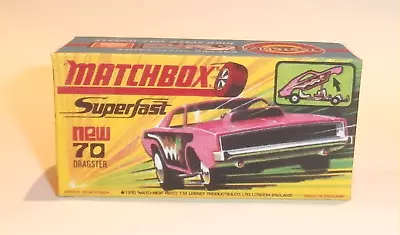 Matchbox Lesney No 70 Dodge Dragster Repro Empty Box G • $7.35