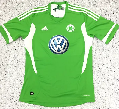 £36 • Buy Wolfsburg 2011-12 Home Football Shirt Medium Adult Adidas Code U37579 (mint)