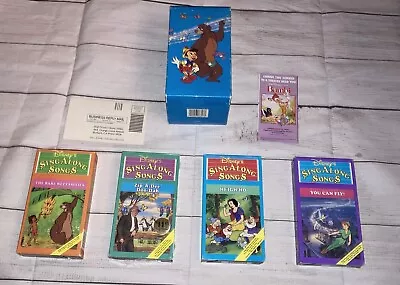 Disney Sing Along Songs VHS Tapes • $29.99