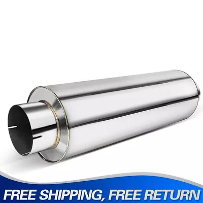 Universal Diesel Muffler 5  ID  Inlet / 5  Outlet  24  Body 30  Overall Length • $64.99