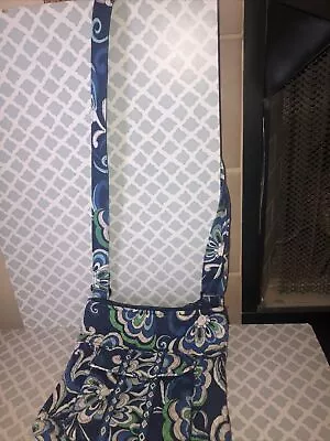  Vera Bradley Mediterranean Blue Crossbody Bag • $17.99