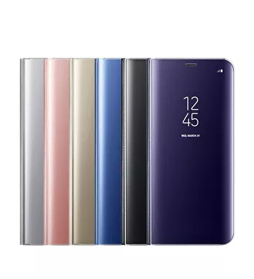$22.86 • Buy Cover Case Xiaomi Pocophone F1 Flip Mirror Cover Sustainable Stand + Glass