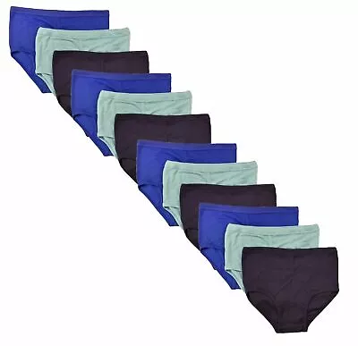 Y Fronts Pack Of 12 Men's Y-Fronts 100% Cotton Underwear Trad Briefs 1st Emp • £25.99