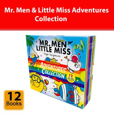 £17.94 • Buy Mr. Men & Little Miss Adventures Collection 12 Books Box Set By Roger Hargreaves