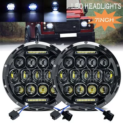 7inch LED Headlights Sealed Hi/Lo Beam DRL For LAND CRUISER FJ40 FJ45 FJ50 FJ55 • $59.98