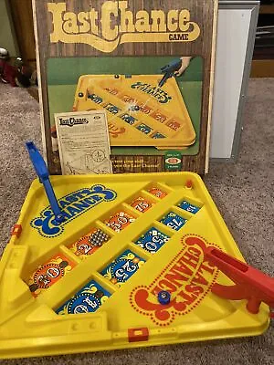 $25 • Buy Ideal Last Chance Shooting Game 1976 Complete 2005-7 With Box