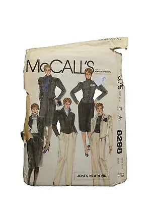 Mccalls  8298 Jones New York Vintage Pattern  • $8.48