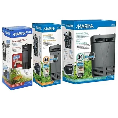 Marina I25 I100 I160 Internal Power Filter Compact Fish Tank Aquarium Cartridge • £7.08