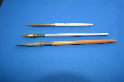 REDUCED!  3 Antique Fountain Dip Pens  Unusual • $30