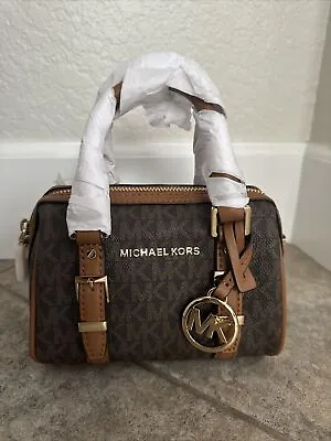 Michael Kors Bedford Extra Small Logo Duffle Crossbody Bag $198 NWT Packed • $119