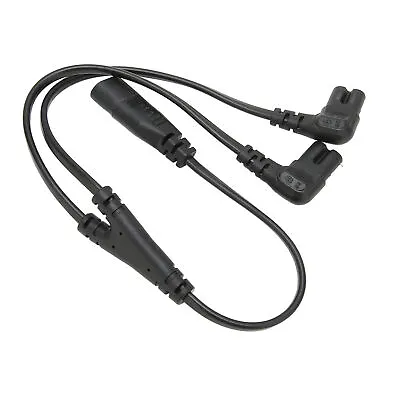 $14.80 • Buy IEC320 C8 To Dual C7 Cord Tensile AC Power Splitter Cable Waterproof Flame