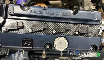 K-series Carbon Fiber Valve Cover Dress Plate K20A2/A3/Z1 - Coil Pack Base • $59.95