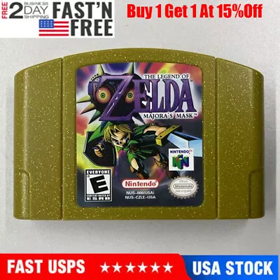 Zelda Majoras Mask Video Game Cartridge Console Card For Nintendo N64 (used) • $22.89