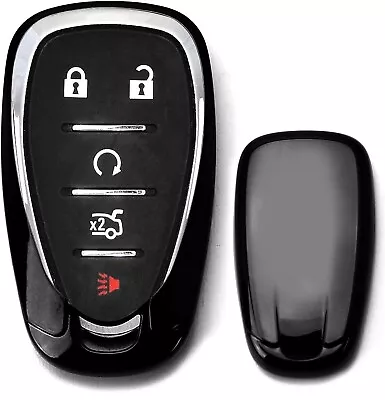 Glossy Black Smart Key Fob Shell For Chevy Camaro Malibu Cruze Spark Volt Bolt • $9.99