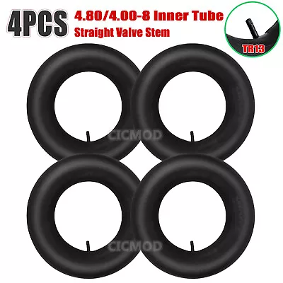 4PCS 4.80/4.00-8 Inner Tube 4.00-8 4.80-8 480/400-8 For Wheelbarrow Tillers Tire • $30.39