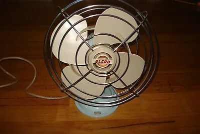 Vintage Retro Elcon Desk Fan. 3 Speed.  Excellent Working Condition • $175