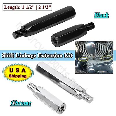 $18.98 • Buy Motorcycle Shift Linkage Extension Kit For Harley Dyna Street Bob FXDB FXDC FXD