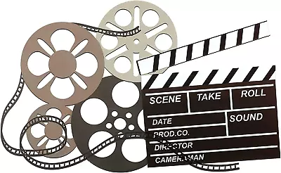 Metal Movie Reel Wall Art Abstract Antique Movie Theater Decor Beautiful Movie R • $21.35