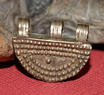Antique Ethiopian Telsum Metal Prayer Box Bead Pendant Ethiopia African Trade • $10.56